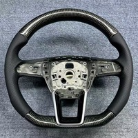 Accessoires de voiture sport très demandés, volant en cuir et fibre de carbone pour modèles Audi S6 S7 A4 A5 A6 A7 Q3 Q5 A3 S3 S8 R8 TT Q7