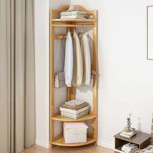 Perchero <span class=keywords><strong>de</strong></span> Bambú Multifuncional Moderno que Ahorra Espacio, Perchero Simple <span class=keywords><strong>de</strong></span> Esquina para <span class=keywords><strong>Pared</strong></span>, Perchero <span class=keywords><strong>de</strong></span> Pie para Abrigos para Uso Doméstico - Product Image 2