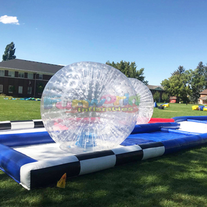 Desafío al aire libre Deporte Burbuja Claro Bola de hámster humano Inflable Doble Zorb <span class=keywords><strong>Ball</strong></span> Race Track - Product Image 6