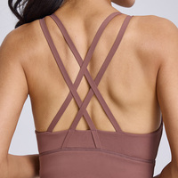 Ensemble de yoga deux pièces personnalisé pour femme – Tenue de sport respirante pour le yoga, le Pilates et l'entraînement en salle de sport – Vêtements de sport doux pour la peau – Ensemble de yoga