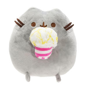 Muñeco de peluche de gato personalizado con forma de galleta, de algodón PP, personaje de animación de dibujos animados, regalo, para máquina de pinzas, venta al por mayor - Product Image 3