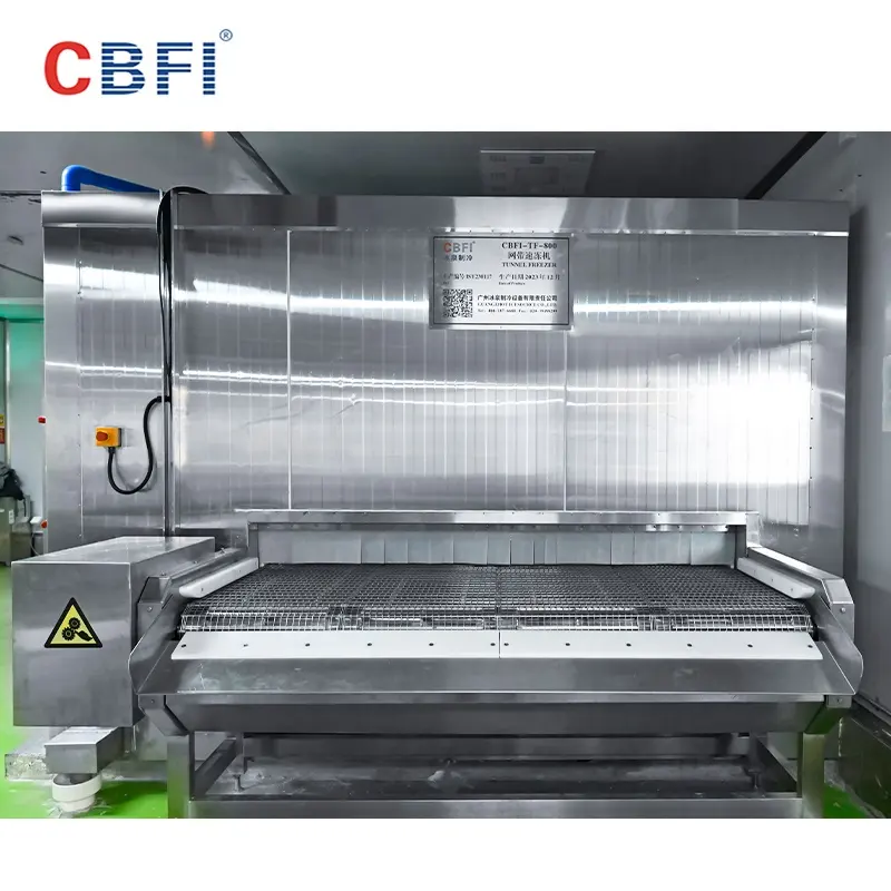 Industri kualitas tinggi sayap ayam beku Iqf cepat beku Iqf terowongan ledakan mesin Freezer