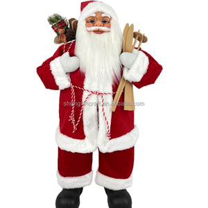 Figuras De Père Noël Ornement De Noël Décoration De Noël Debout Père Noël Père Noël Poupée 60cm/90cm - Product Image 1