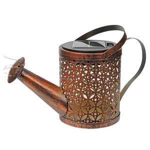 Lampes solaires de chemin de jardin LED Lampes décoratives d'extérieur Lanternes de bouilloire suspendues avec décor de crochet de <span class=keywords><strong>berger</strong></span> - Product Image 6