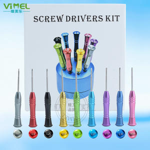 Tournevis universel pour implants dentaires, abutment de cicatrisation coloré avec matériaux en métal, plastique et acier - Product Image 4