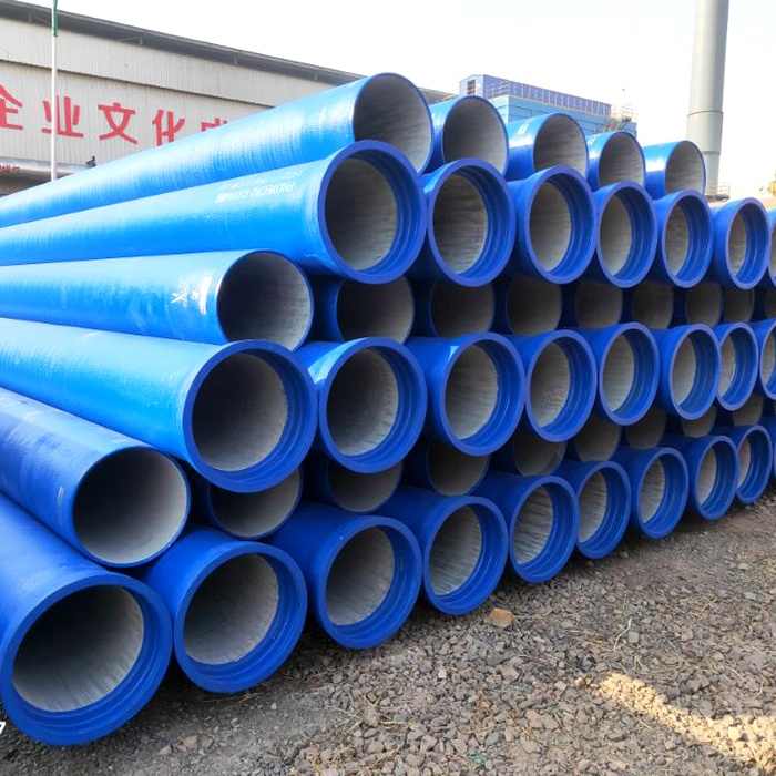 Centrifugal ISO2531 450mm Class K9 Cement Lined Ductile Cast Iron Pipe