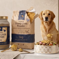 Rehausseur de saveur naturel au foie de mouton sans céréales, peptide enzymatique hydrolysé, booster protéiné pour chats, friandise pour animaux de compagnie
