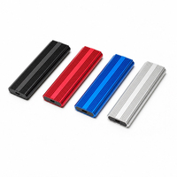 Nouvel boîtier externe pour disque dur M.2 en aluminium, interface USB 3.1 double protocole Type-C pour ordinateur portable M.2 SSD