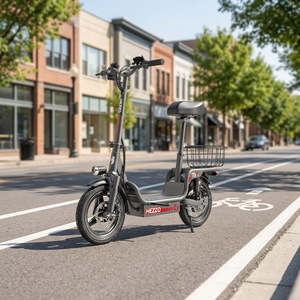 Trottinette électrique urbaine en alliage d'aluminium T3, moteur sans balais, commande par application, siège pliable, utilitaire, 45 km/h, quatre roues - Product Image 3