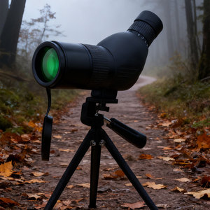 Cannocchiale da Puntamento 20-60x con <span class=keywords><strong>Obiettivo</strong></span> da 50mm, Campo Visivo 22-49m, Design Dritto con Supporto per Telefono per Poligono di Tiro - Product Image 6