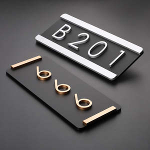 מספר דלת אקרילית הביתה מספר חדר קריאייטיב אישי - Product Image 4