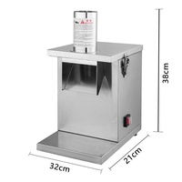 Automatische multifunctionele groente- en fruitsnijmachine, 5 soorten snijden: blokjes, schijfjes, raspen