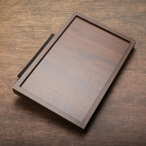 Vassoio Espositore di Lusso in Legno di Noce Verde per Gioielli, Arredamento Casa, Organizzatore Vuoto per Bracciali, Anelli, Profumi e Oggetti Preziosi, Vassoio per Fumatori - Product Image 5