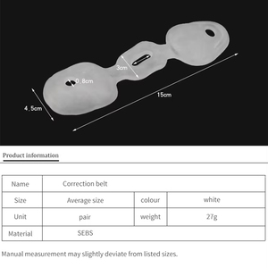 Silicone <strong>Bunion</strong> Corrector with Gel Big Toe Hallux Valgus Toe Correctors Spacers <strong>Protector</strong> - Product Image 6