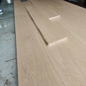 Çok katmanlı 14mm 15mm fransız doğal beyaz meşe geniş parke döşeme katı ahşap mühendislik meşe döşeme - Product Image 5