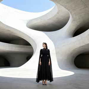 Luxury Handmade Embroidery Polyester <b>Abaya</b> Elegant Maxi Dress with Breathable Premium Fabric for Muslim Women Wholesale Supplier - Product Image 3