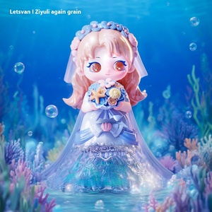 <span class=keywords><strong>Serie</strong></span> de Regalos de Banquete Youli Yaqi de Miniso, Caja Ciega de PVC Hecha a Mano, Adornos Periféricos, Lindos Regalos Decorativos de Frozen - Product Image 4