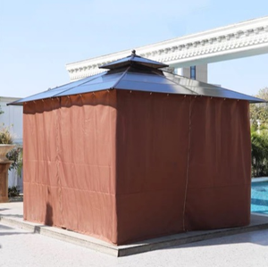 Pergola <span class=keywords><strong>en</strong></span> acier robuste, <span class=keywords><strong>abri</strong></span> d'ombrage extérieur pour <span class=keywords><strong>jardin</strong></span> commercial, restaurant - Product Image 2