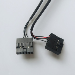 Rakitan Harness kawat konektor kustom Rs232 Dupont Idc 2.54 2*6mm ke Df14 20p kabel datar - Product Image 3