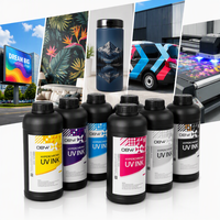 Tinta UV Keras dan Lembut OBW Ink 1000ml untuk Printer UV Epson I3200 XP600 I1600 TX800 DX4 DX5 DX7 DX10, Daya Rekat Kuat