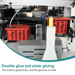 Machine à chantourner les bords en PVC à 45 degrés, entièrement automatique, pour le bois, avec pré-fraisage - Product Image 4