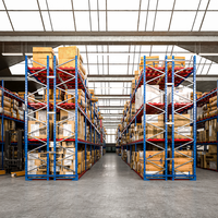 Étagère de stockage industrielle pour entrepôt, en acier Q235B, pour palettes, conçue pour la fabrication lourde avec une capacité de charge élevée