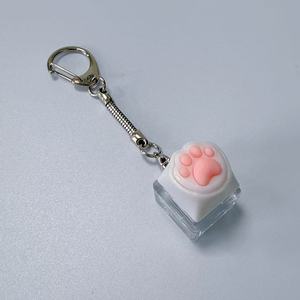 Llavero Personalizado con Interruptor Mecánico, Juguete Antiestrés, Colgante de Silicona 3D con Forma de Pata de Gato, Regalo para Aliviar el Estrés, para TDAH y Ansiedad - Product Image 5