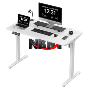Ergonomic động cơ duy nhất chiều cao tăng Bàn Thép Bảng Chiều cao có thể điều chỉnh cho ngồi để đứng bàn đứng lên máy tính bàn - Product Image 4