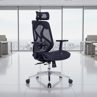 Chaise de bureau pivotante inclinable CEO moderne et confortable nouvelle conception chaise de bureau ergonomique réglable en maille de jeu d'ordinateur