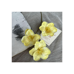 Fleurs artificielles en soie Jinxi, tulipes faites à la main, accessoires de décoration pour mariage et maison, photographie en extérieur - Product Image 5