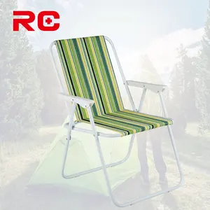 Silla de playa plegable de aluminio para ocio al aire libre, venta al por mayor