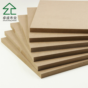 Bán buôn hiện đại nhiều lớp đồng bằng <span class=keywords><strong>MDF</strong></span> Gỗ gỗ Hội Đồng Quản trị 12mm 15mm CE chứng nhận formaldehyde phát thải E2 cho tủ đồ nội thất - Product Image 5