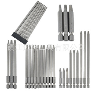 Square <b>Screwdriver</b> <b>Bit</b> <b>Set</b> 50 100 150mm S2 Steel 6mm 1 4 Inch Quick Connect For Electric <b>Screwdrivers</b> - Product Image 1