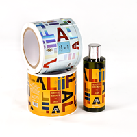 Étiquettes d'emballage personnalisées, autocollants personnalisés, argent brillant, BOPP, Spot UV, imperméables, pour l'emballage des bouteilles, en provenance d'usine