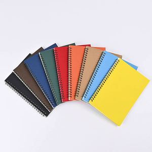 Carnet de notes spirale de luxe noir écologique de haute qualité en gros avec logo personnalisé, fournitures de bureau, journaux - Product Image 2