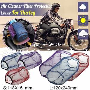 Housse de protection pour filtre à air, imperméable, anti-poussière, respirante, S/L, pour filtres d'admission d'air Harley, universelle - Product Image 1