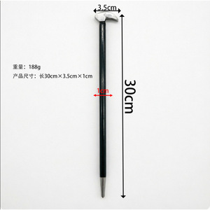 4 <b>Pc</b> Steel Pry Bar <b>Set</b> 6 12 16 20 Inch Heavy Duty Carbon Steel Industrial Round Stick For Construction And Repair - Product Image 4