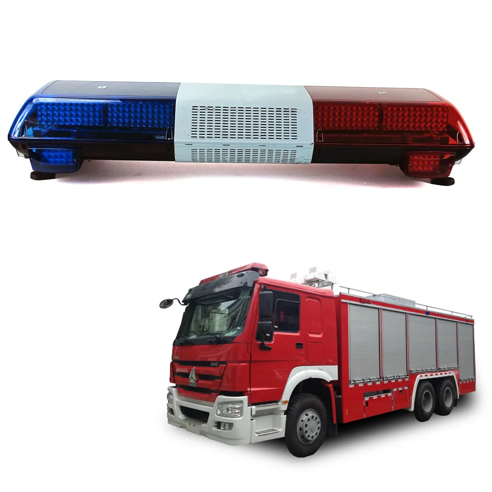Amber mavi kırmızı LED su geçirmez bellek elektronik flaş kulesi 12v ambulans itfaiye kamyonu acil durum aracı Led uyarı ışığı çubuğu