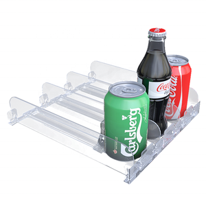 Poussoir en plastique personnalisé poussoir d'étagère réglable présentoir cosmétique système de poussoir d'alimentation par gravité avec ressort pour étagères - Product Image 5