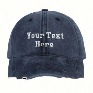 Gorra de Béisbol Bordada Personalizada de Una Pieza, Ajustable, de Algodón, para Hombre y Mujer, con Diseño de Logotipo Deportivo Bordado a Mano en Tela Dobby - Product Image 4