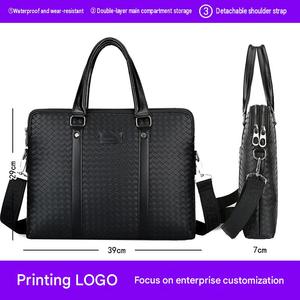 New Men's Lady Fashion Vintage Summer Zipper Dress Crossbody Handbag Business Super Good Quality <b>Laptop</b> Bag - Product Image 5