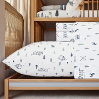 Ensemble de draps Eddie Bauer Campout 100% coton 200TC Fabriqué en Chine