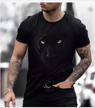 Mens Full Body Print Short Sleeve Summer T-shirts Classic Adult Outfit Clothing Shirt Male Clothes Mens Tshirt With Logo Custom Print