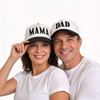 Casquette de baseball OEM 100 % coton éponge, personnalisée avec broderie, style sportif, 5 panneaux, visière incurvée, bicolore, fermeture snapback, logo brodé, lettres