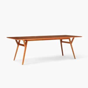 <span class=keywords><strong>Tavolo</strong></span> da Pranzo Rettangolare <span class=keywords><strong>Allungabile</strong></span> in Legno Massello di <span class=keywords><strong>Noce</strong></span> e Rovere 152-234 cm Stile Moderno Mid-Century per 6, 8, 10 Persone - Product Image 2