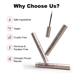 Sérum <span class=keywords><strong>de</strong></span> croissance des cils et des sourcils personnalisé, nourrissant, soin des cils, <span class=keywords><strong>produit</strong></span> cosmétique <span class=keywords><strong>de</strong></span> luxe OEM - Product Image 5