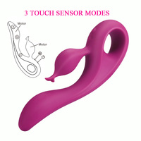 Touch Sensor Sexspielzeug für Erwachsene leistungs starke Vibration Juguetes Sexuales G-Punkt Klitoris Kaninchen Vibrator Sexspielzeug für Frauen