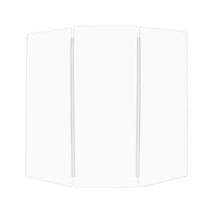 <b>Drum</b> Shield 5ft Deflectors & Plastic Hinges Comes 3 <b>Drum</b> Panels Plastic Hinges & Deflector Connectors Premium Acrylic Panels - Product Image 4