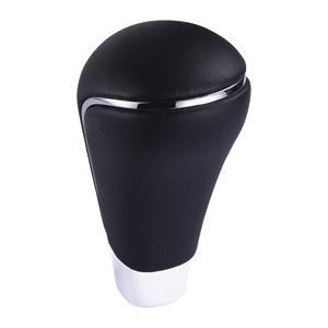 Hyundai Sonata Automatic Gear <b>Shift</b> <b>Knob</b> Black Leather Ergonomic Design For 8th Generation Car - Product Image 4