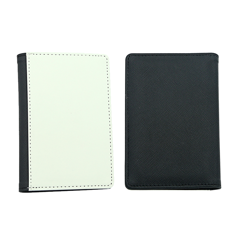 Porte-passeport Vierge En Cuir PU - Pour Sublimation DIY - Protection Cartes Et Documents De Voyage